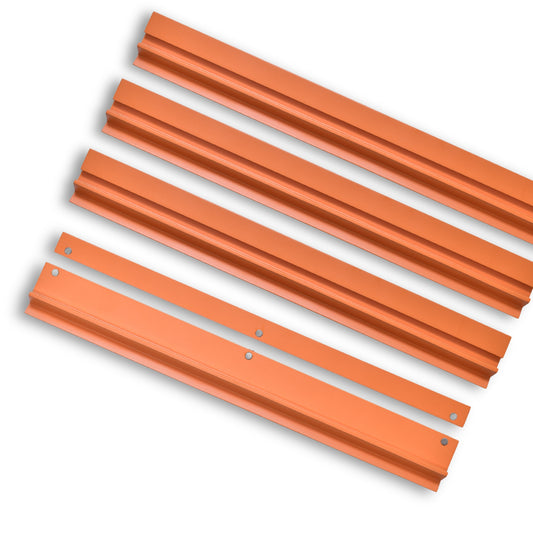 Orange Wood Racks and Pushers - 20"