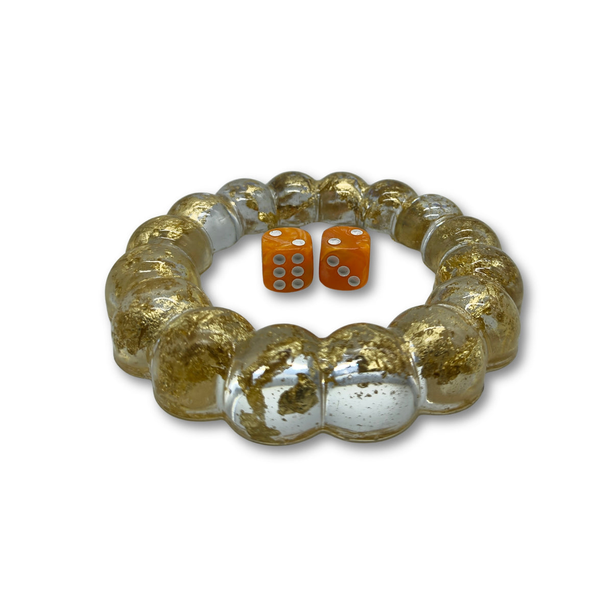 Golden dragon dice dish