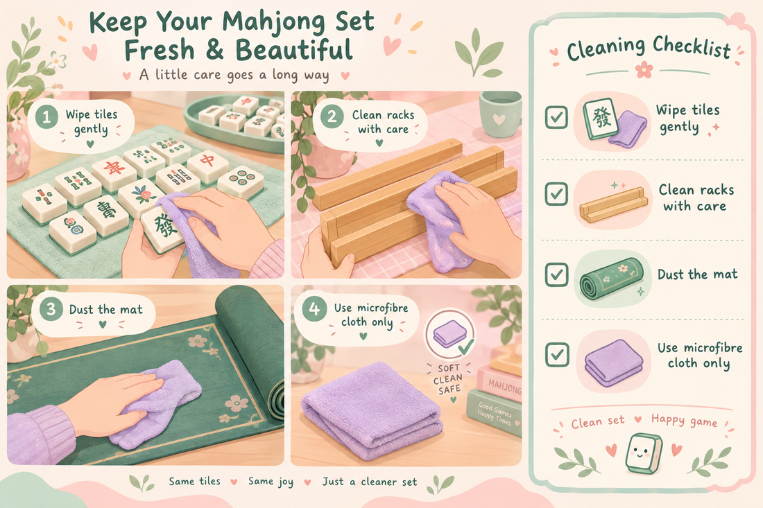 How to Clean Mahjong Tiles Without Damaging Them