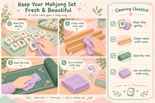How to Clean Mahjong Tiles Without Damaging Them