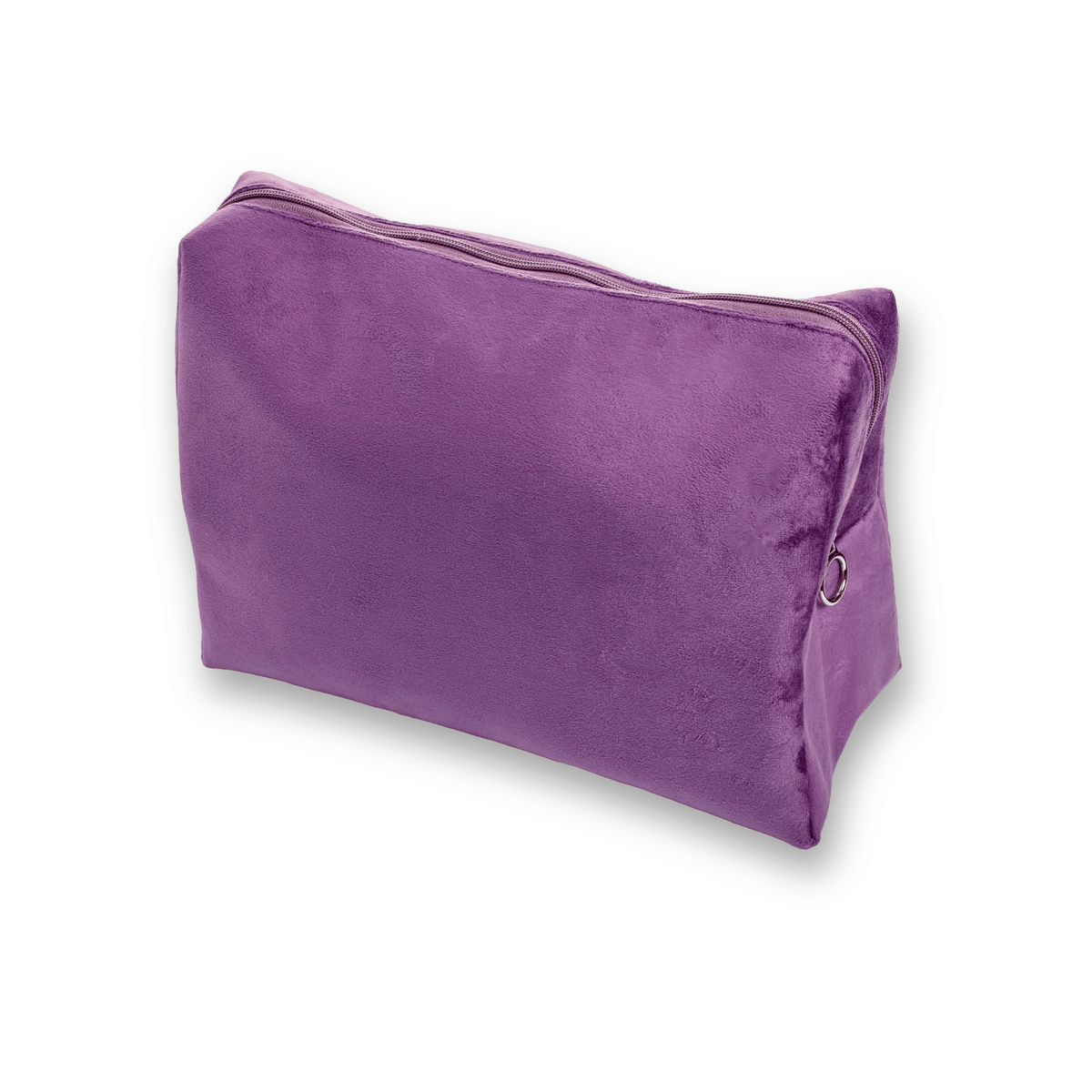 Lavender Velvet Zippered Tile Bag