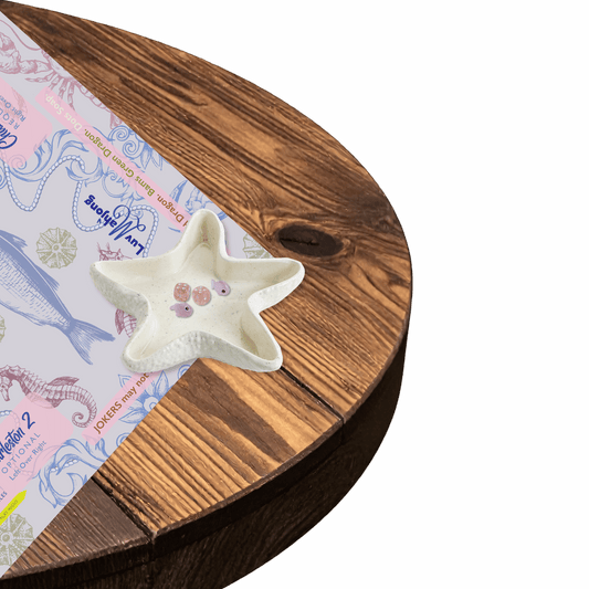 Starfish Concrete Dice Dish