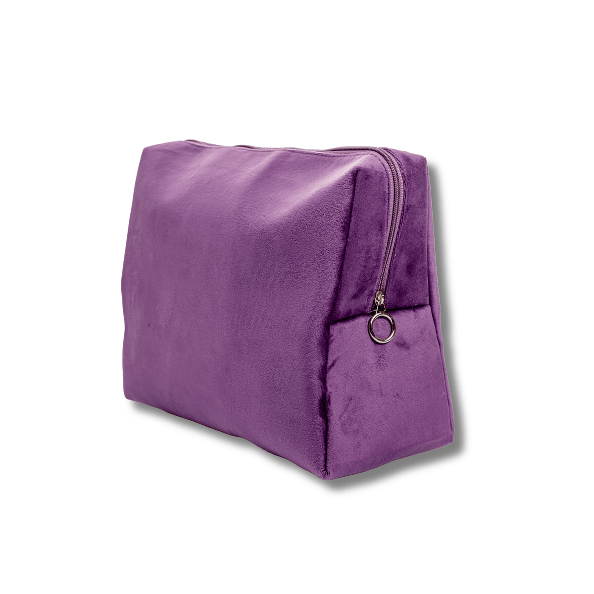 Lavender Velvet Zippered Tile Bag