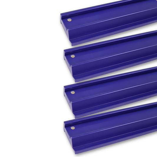 Navy Blue Wood Racks and Pushers - 20"
