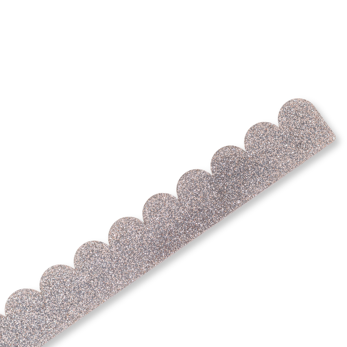 Scalloped Pushers - Silver Shimmer