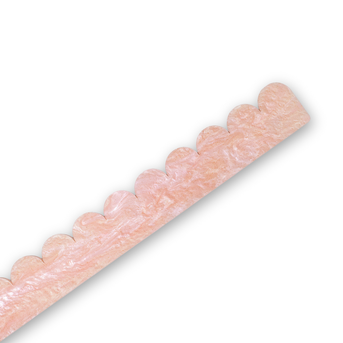Scalloped Pushers - Blush Opalescent