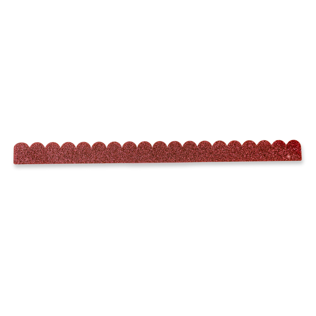 Scalloped Pushers - Red Shimmer