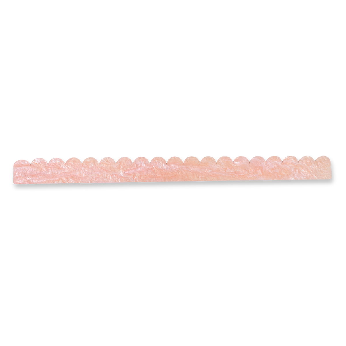 Scalloped Pushers - Blush Opalescent