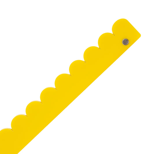 Scalloped Pushers - Sunshine Yellow