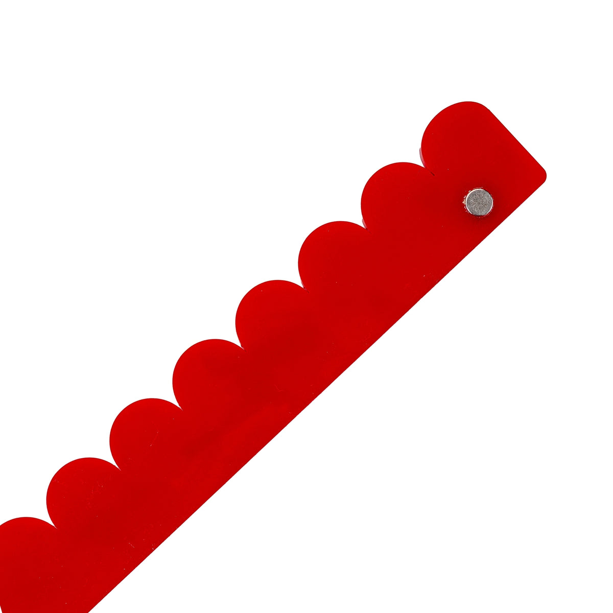 Scalloped Pushers - Red
