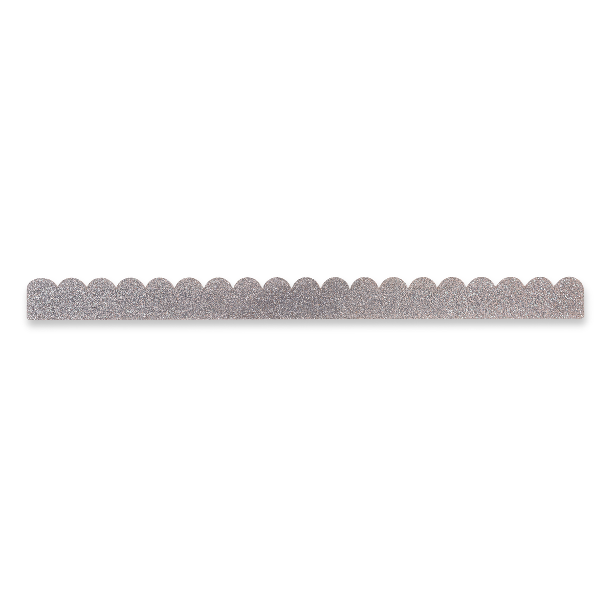 Scalloped Pushers - Silver Shimmer