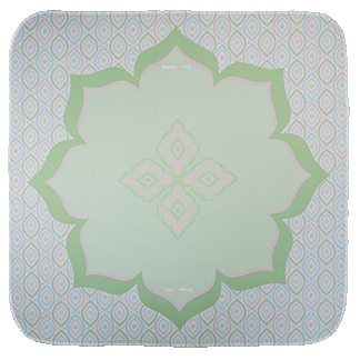 Eye on Ikat Mahjong Mat