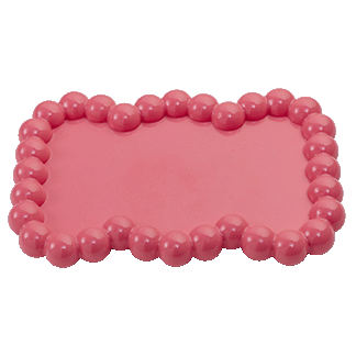 Bubbly soda dice dish