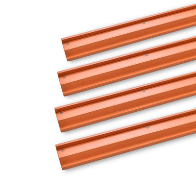 Orange Wood Racks and Pushers - 20"